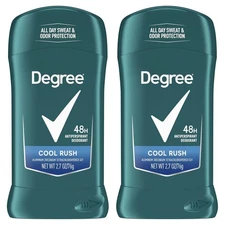 Degree Men Original Antiperspirant Deodorant Cool Rush Twin Pack 48-Hour Sweat