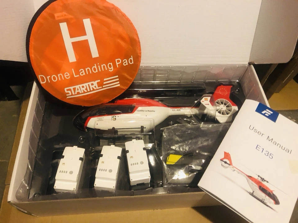 RC Eurocopter EC135-Hubschrauber mit 3 Akkus - Bild 2 von 4