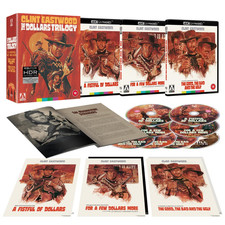 Dollars Trilogy New Limited Edition Arrow UK 4K UHD Blu-Ray