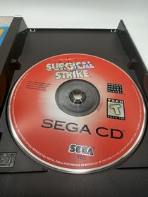 Surgical Strike (Sega CD, 1993) CIB Complete In Box /w Manual TESTED WORKS
