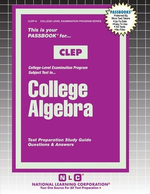 College Algebra by Passbooks Paperback Book