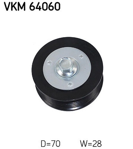 Skf Vkm 64060 Abweichungs-/FüHrungsgurt, V-Rippenriemen FüR Mazda-image