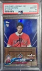Shohei Ohtani 2018 Topps Opening Day Blue Foil RC PSA 10 #200 Los Angeles Angels