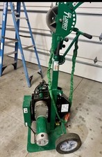 Greenlee G6 Cable Puller with Foot Switch, & pull-Tension Gauge. **NICE**