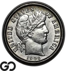 1906-O Barber Dime, Very Nice Gem BU++ Tougher Date