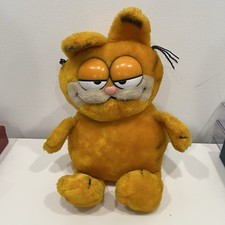 Vintage 1980s Garfield Fun Farm Stuffed Animal Plush Fat Cat 12" Korea 1978 1981