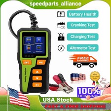 6V 12v 24v Car Battery Tester Truck Battery Test Charging Cranking Analyzer US