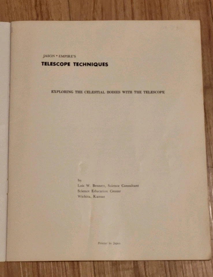 Vintage Jason Empire Refractor telescope with Wooden Tripod  - Image 3 of 4