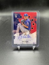 Jack Leiter Rookie Auto /199 Black 2024 Topps Update #BSAU-JLE Rangers RC