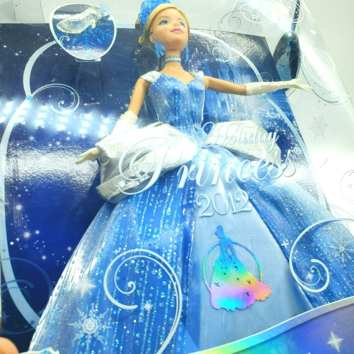 Holiday Princess Cinderella 2012 Collectible Disney Doll New in