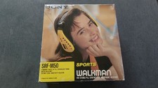 Sony SRF-M50 Sports Walkman Headphone FM Stereo, in Original Box with Manual