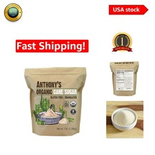 USDA Certified Organic Cane Sugar - 3 lb Granulated, Gluten Free Non-GMO