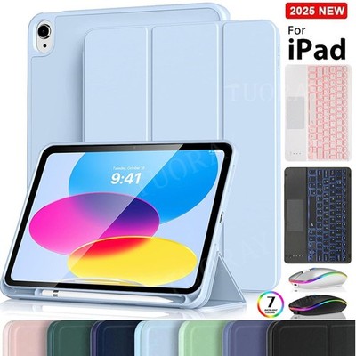 Hülle mit Beleuchtete Touchpad Tastatur Für iPad 10/11 Gen (A16) 2025 11'' 10,9''