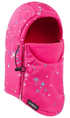 Kids Balaclava Ski Mask, Point Rose Red Waterproof Winter Waterproof Thick Wa...