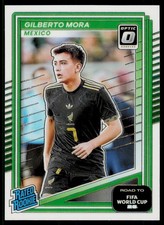 2025-26 Donruss Optic Road to FIFA World Cup Gilberto Mora 214 RC Mexico