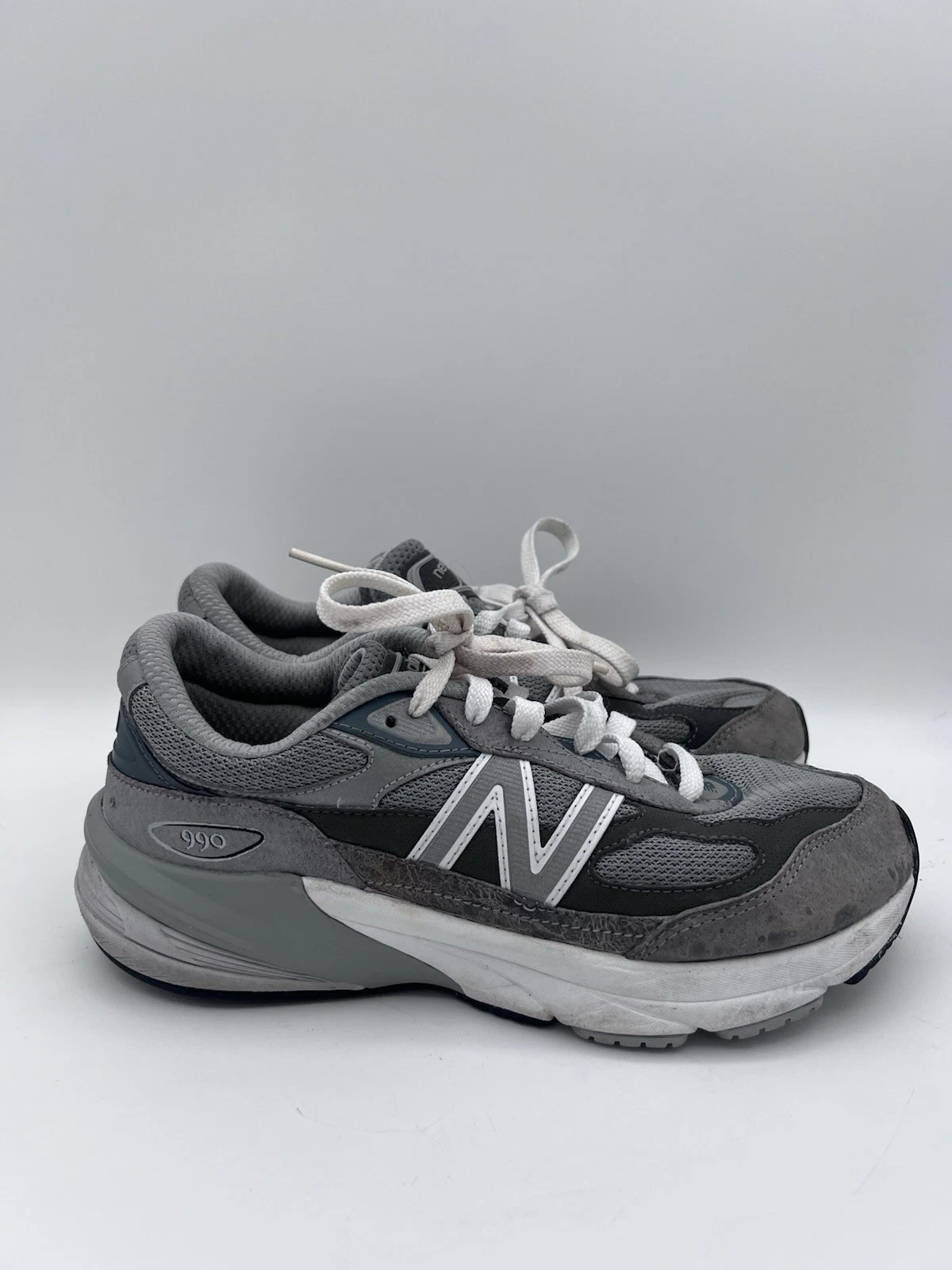 New Balance 990V6 Scarpe Uomo Grigio Bianco GC990GL6 Taglia US 7