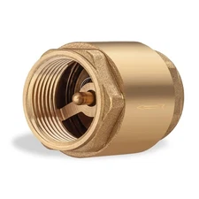 Brass One Way Check Valve 3/4" Female Backflow Preventer, female, 