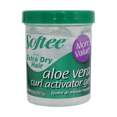 Softee Aloe Vera Curl Activator Gel For Extra Dry Hair 8 Oz|Case of 6