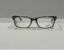 Ray Ban Rx 5286 5082 Womens Transparent Havana Eyeglasses Frames 51-18-135 NWT