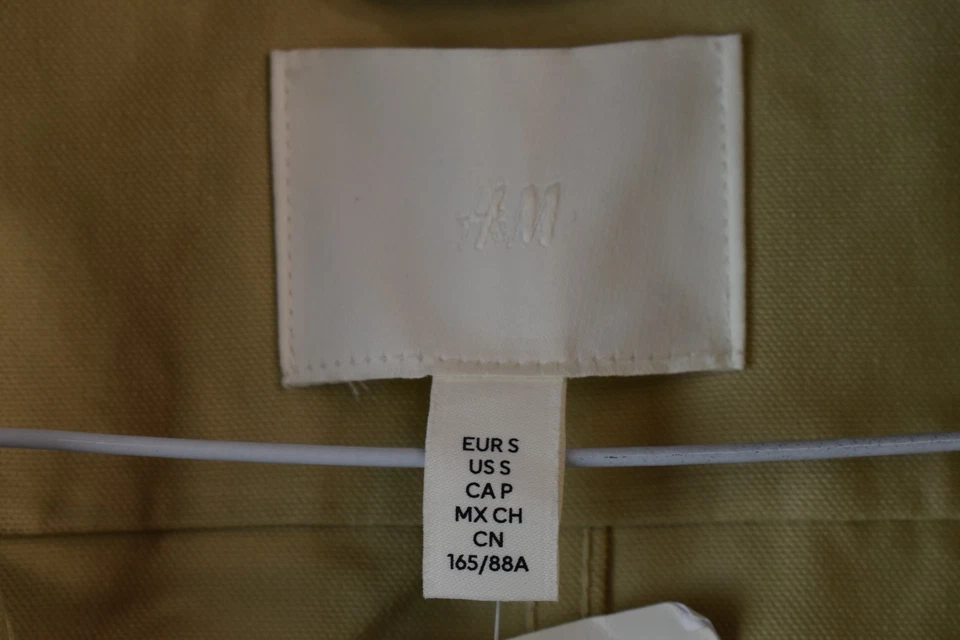 Chaqueta cortavientos H&M beige talla S para mujer de gran tamaño informal al aire libre ropa exterior Foto 4 de 4