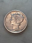 1929 D Mercury Silver Dime BU