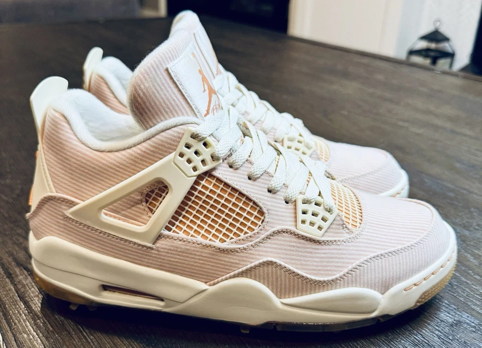 Nike Air Jordan 4 NRG Seersucker Golf - US Men’s Size 11 CZ2439-101 - Image 3 of 4