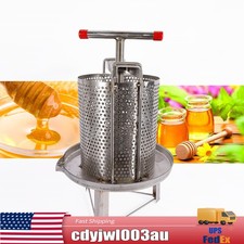 Honey Press Extractor Beekeeping Manual Honey Press Machine Tool Stainless Steel