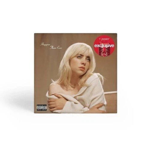 Billie Eilish ビリー・アイリッシュ スプラッターカード付きCD Billie Eilish ビリーアイリッシュ【貴重】 スプラッターペイントCD