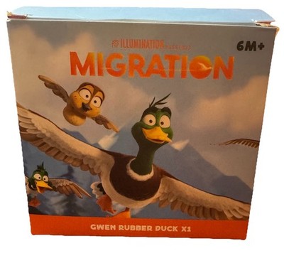 Illuminations Migration Movie Promo Gwen Mallard Vinyl Novelty Brown Duck Toy