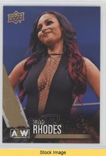 2021 Upper Deck AEW All Elite Wrestling Gold Eden Stiles Brandi Rhodes READ o1h