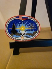 NASA SPACE SHUTTLE STS-71 Crew Patch Sticker - 4 1/2 inches long