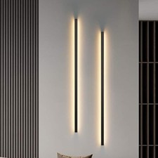 Modern LED Wall Lamp Strip Light Living Room Bedroom Lighting Fixture Home Decor