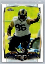 2014 Topps Chrome Refractor Michael Sam 174