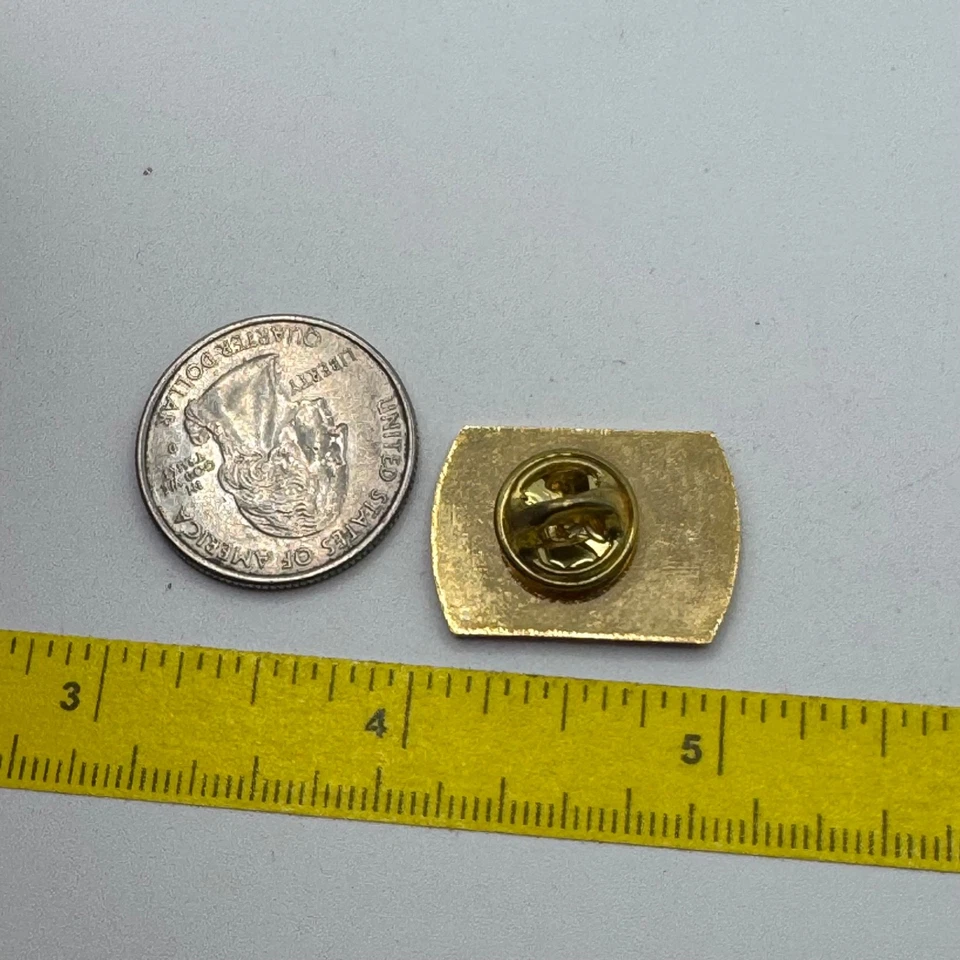 Vintage DFW Intl Airport Public Safety Police Fire Rescue Enamel Lapel Pin - Image 3 of 3