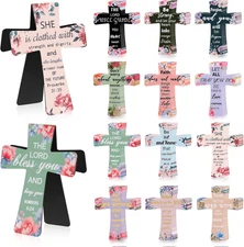 48 Pcs Magnetic Bookmarks Christian Cross Magnetic Page Markers Religious Bible