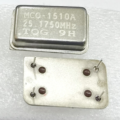 4PCS 25.175MHZ 25.175M Crystal Clock Oscillator HCMOS 5V rectangle DIP-14/DIP14