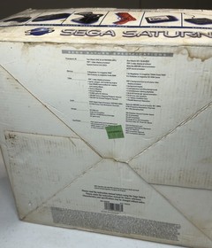 Sega Saturn MK-800000A Console In Original Box With Cables Controller Discs