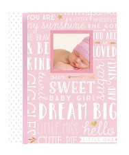 Lil Peach First 5 Years Dream Big Wordplay Baby Memory Book Journal, Baby Shower