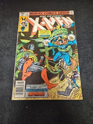 1980 MARVEL COMICS UNCANNY X-MEN ANNUAL #4 NEWSSTAND FN+ VINTAGE DOCTOR STRANGE