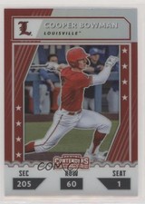 2021 Panini Elite Extra Edition College Tickets Optic Holo Cooper Bowman no9