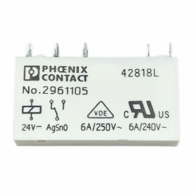 Phoenix new 10pc Power Relay 5 Pins 6A 250VAC 24VDC NO.2961105 free ship *tn