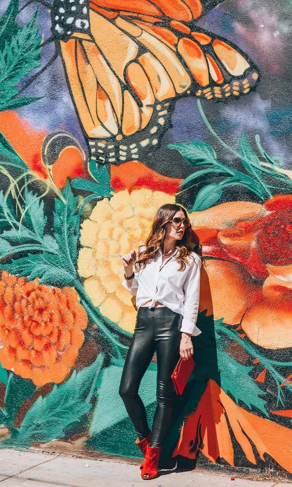 Velvet by Graham & Spencer Candra Cotton Button Up Top - Image 4 of 4