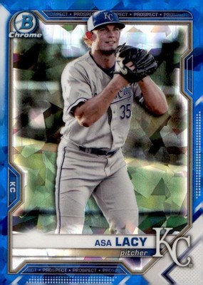 2021 Bowman Draft Sapphire Edition #BDC-158 Asa Lacy