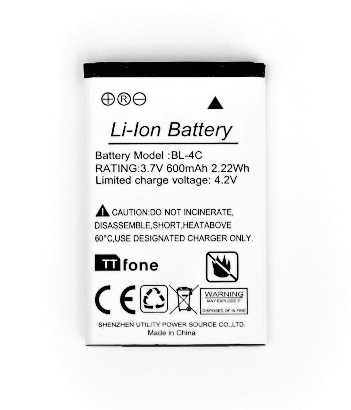 TTfone Original Spare Battery for Mobile TT100/TT200/TT850/TT650/TT750