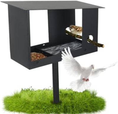 Ædel Casetta Per Uccelli Con Supporto: Design Tedesco, Resistente E Da Giardino