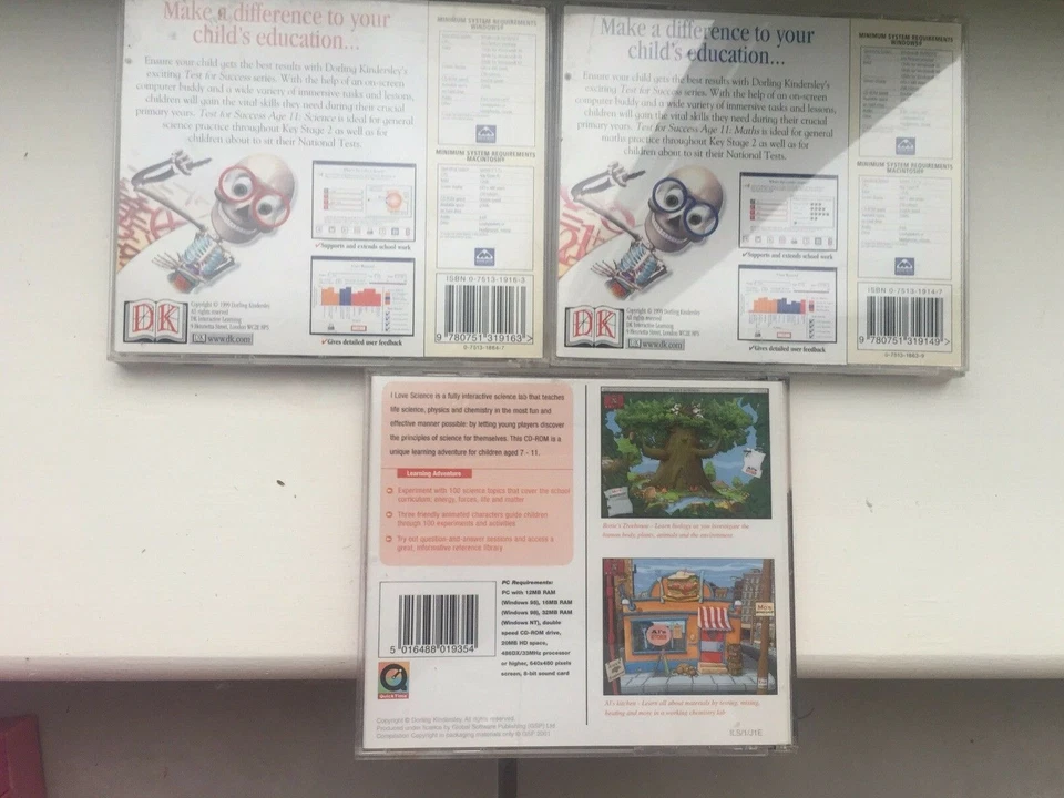 3 x CDs Math's & Science - Prepare For SATs Age 11 (Dorling Kindersley)CD-ROM  - Image 3 of 4