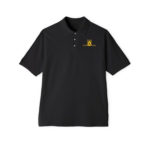Men's Piqué Polo - PSYOPS w Branch Insignia - 8th Battalion Numeral - w Vietnam - Picture 3 of 5