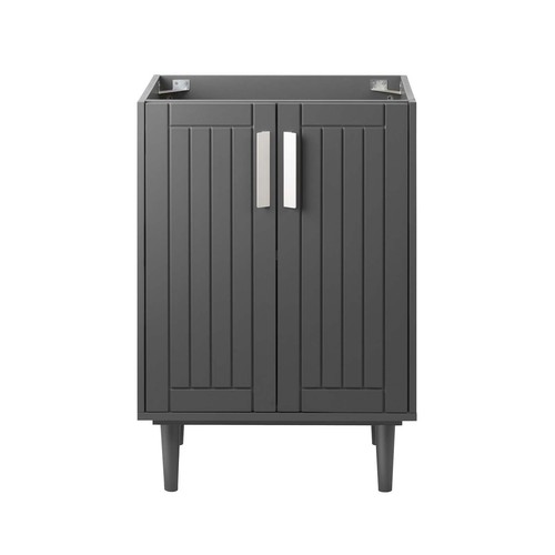 Modway Augusta 24" Bathroom Vanity Cabinet in Gray - Sink Basin Not Included - Picture 7 of 9