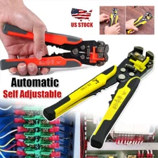 Cable Wire Strippers Stripping Cutter Plier Multi-function Handle Tool 10-24 AWG