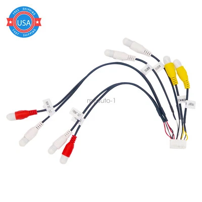 WGMYATTO FOR Alpine ILXW650 ILX-W650 ILX-W650E ILXW650E RCA Harness Cable Conversion line